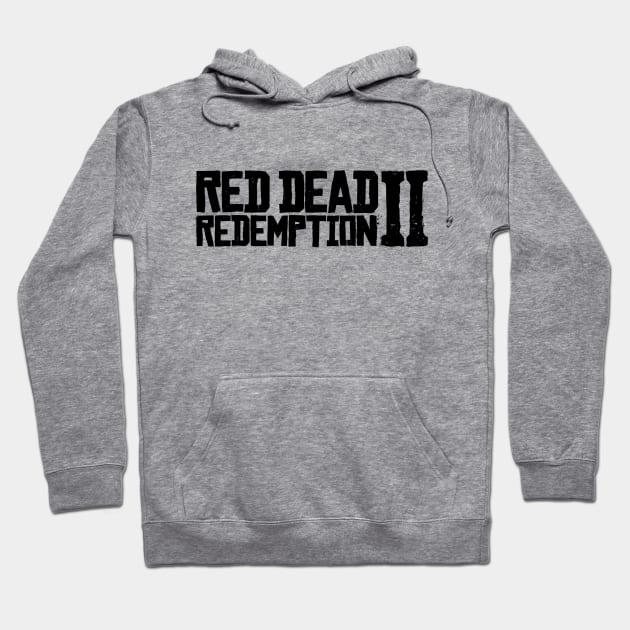 Red Dead Redemption 2 (Black) Hoodie by foozler